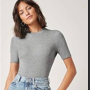 Kacey Devlin Base Jersey Tee Grey